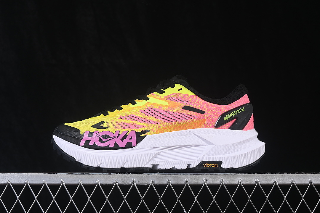 Hoka Hoka [1161990 NNH]-[LIGHTWEIGHT MOUNTAIN RUNNING SHOES PINK/YELLOW/WHITE]-[WOMAN:36-39]-[MAN:40-45], photo 1