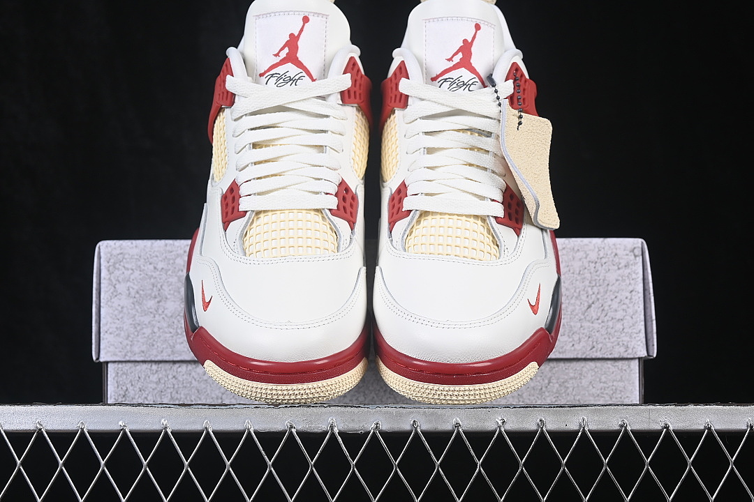 Unbranded [IQ8055-100]-[AIR JORDAN 4 RETRO BRICK AFTER RED/WHITE]-[MAN:40-48.5] - Image 12