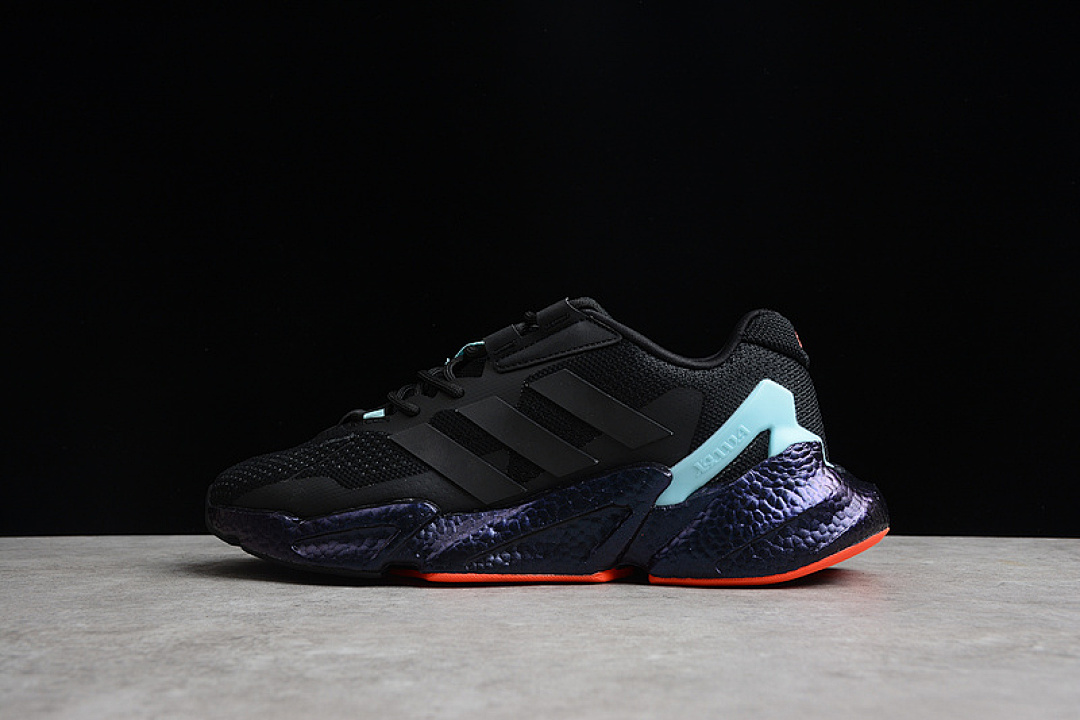 Unbranded [S23665]-[X9000L4 SHOES CORE BLACK/CORE BLACK/PULSE AQUA]-[MAN:40-45], photo 1