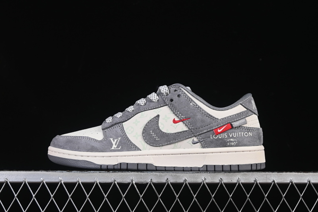 Unbranded [CX5050-Y13]-[DUNK LOW JOINTLY CASUAL SNEAKERS DARK GRAY/WHITE]-[WOMAN:36-39]-[MAN:40-45], photo 1