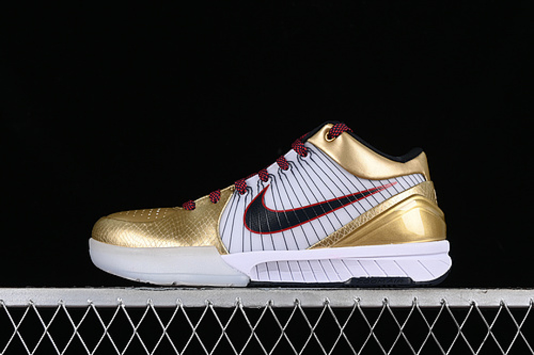 Nike [FQ3544-100]-[UNDEFEATED X ZOOM KOBE IV ZK4 WHITE/DARK OBSIDIAN/VARSITY RED/METALLIC (GOLD]) - Image 2