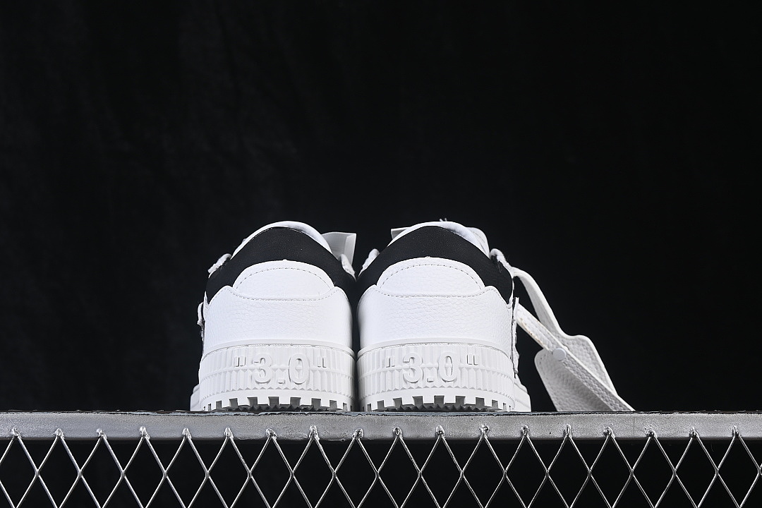 Unbranded [3.0 COURT ROUND TOED LACE UP LOW TOP CASUAL SNEAKERS WHITE/BLACK]-[WOMAN:36-39]-[MAN:40-47] - Image 13