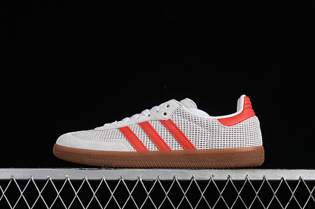 Adidas Adidas SAMBA OG CRYSTAL WHITE/PRELOVED RED/GUM · IG1380, photo 1