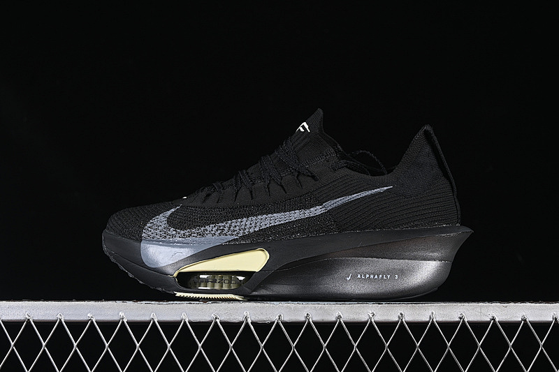 AIR ZOOM ALPHAFLY NEXT% 3 BLACK/METALLIC MEDIUM ASH/OLIVE AURA · HV6350-001, photo 1