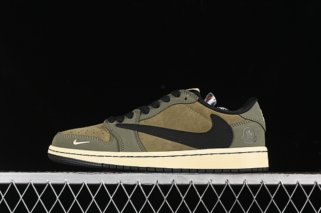 Jordan [CH6336-007]-[TRAVIS SCOTT X FRAGMENT DESIGN AIR JORDAN 1 LOW OG SP BLACK/GREEN]-[36-45], photo 1