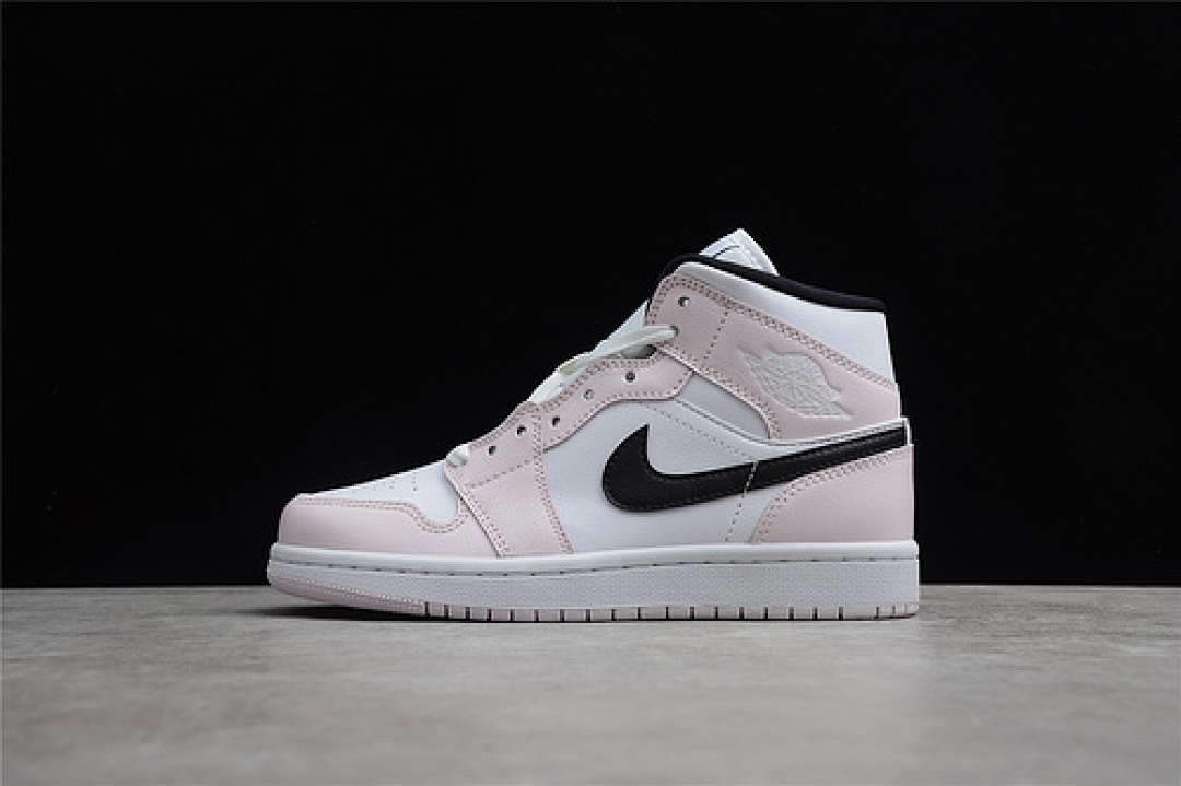 Jordan [BQ6472-500]-[AIR JORDAN 1 MID BARELY ROSE/WHITE/BLACK]-[WOMAN:35.5-40], photo 1