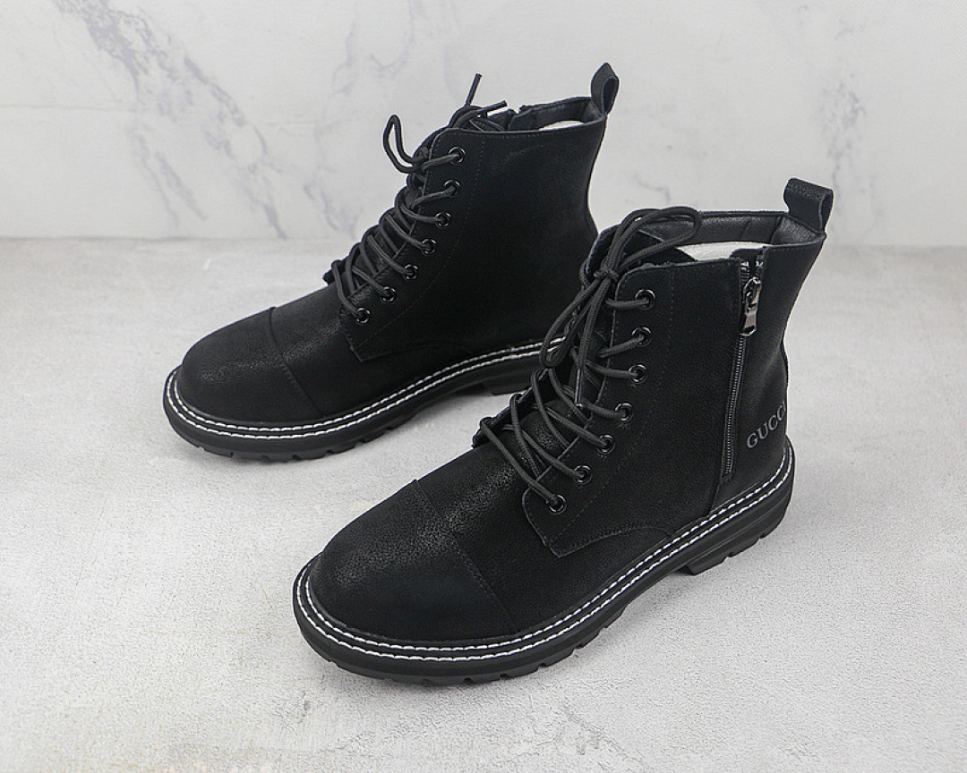Gucci [GU*CCI HIGH MARTIN BOOTS BLACK/BLACK/BLACK]-[WOMAN:35-39]-[MAN:40-44] - Image 4