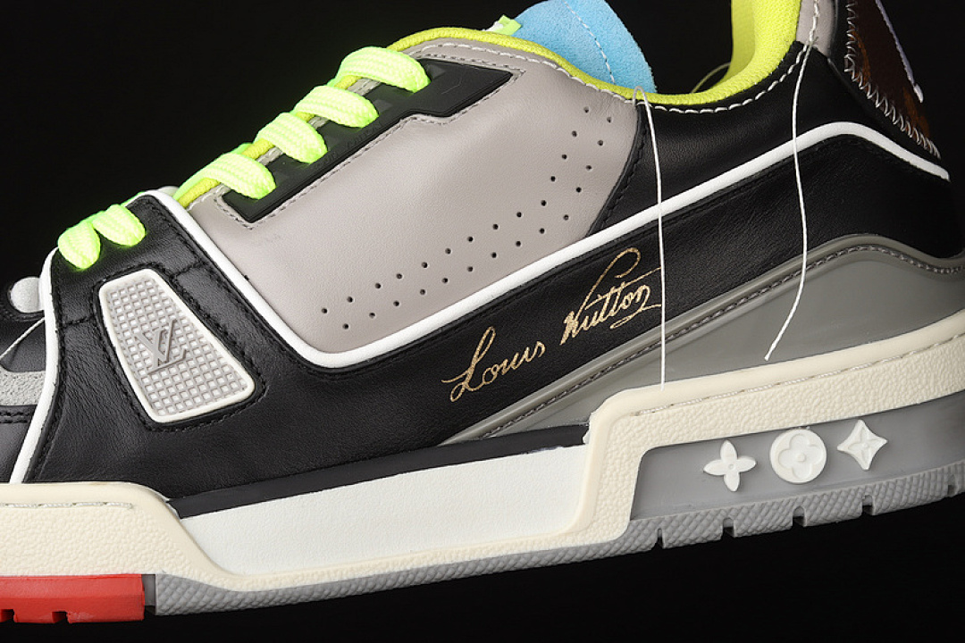 Louis Vuitton [L*V 2021SS TRAINER SHOES BLACK/LIGHT GREY/GREEN]-[MAN:38-45] - Image 9