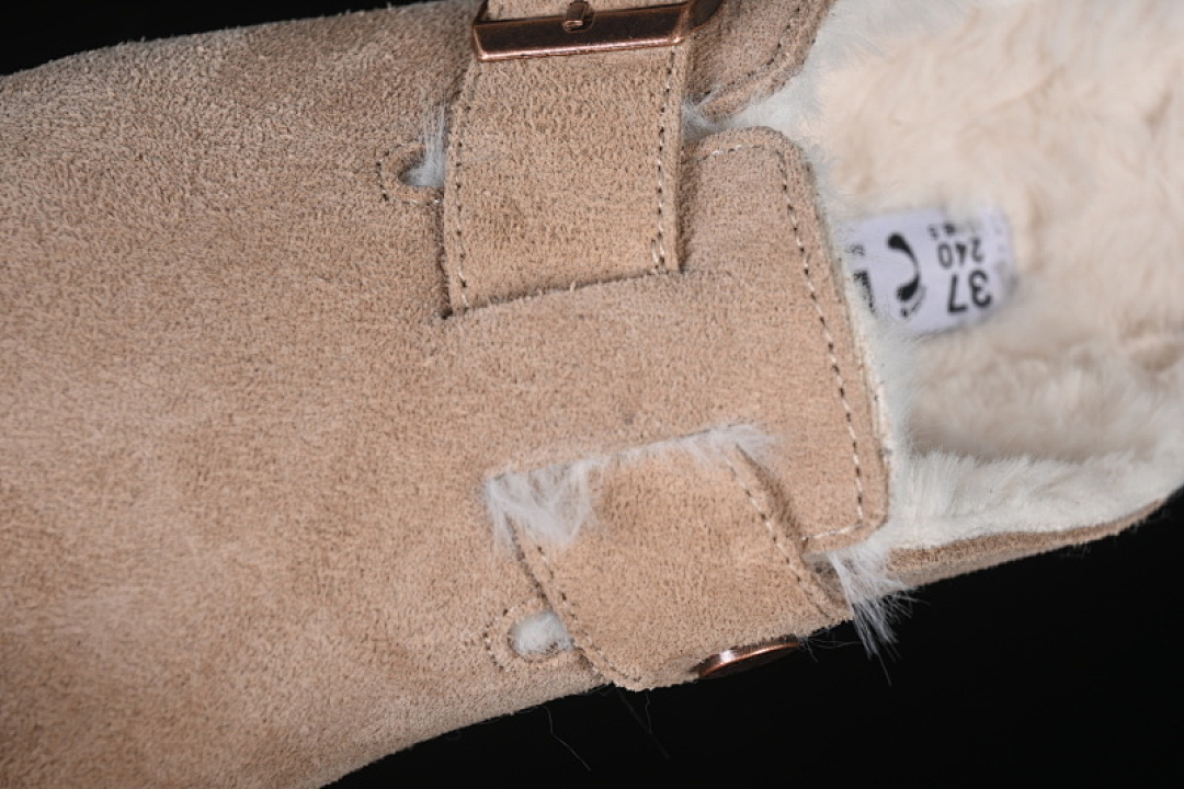 Birkenstock [BIRKENSTOCK AUTUMN AND WINTER FLEECE COLLECTION SAND/KHAKI]-[WOMAN:35-39]-[MAN:40-45] - Image 6