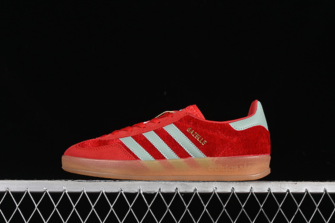 Unbranded [IG6786]-[ORIGINALS GAZELLE INDOOR BETTER SCARLET/HAZY GREEN/GUM]-[WOMAN:36-39]-[MAN:40-45], photo 1