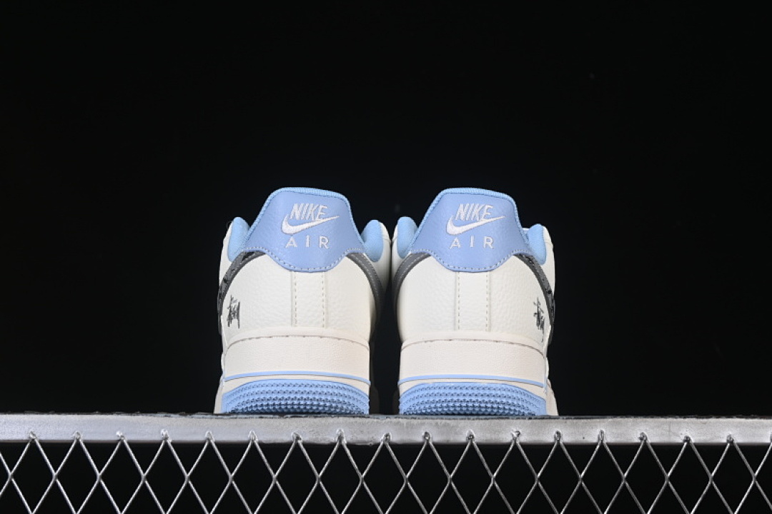 Nike [QW5606-269]-[AIR FORCE 1 07 LOW WHITE/GREY/BLUE]-[WOMAN:36-39]-[MAN:40-45] - Image 14