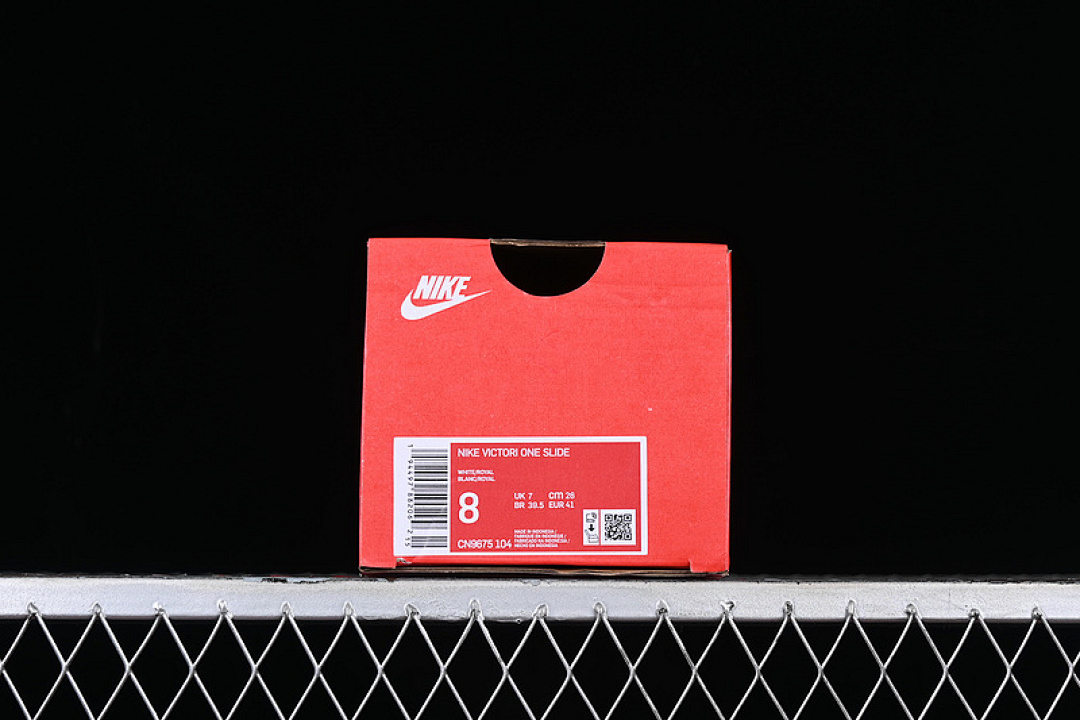 Nike [CN9675-104]-[VICTORI ONE SLIDE WHITE/UNIVERSITY RED/GAME ROYAL]-[WOMAN:36-39]-[MAN:40-45] - Image 6
