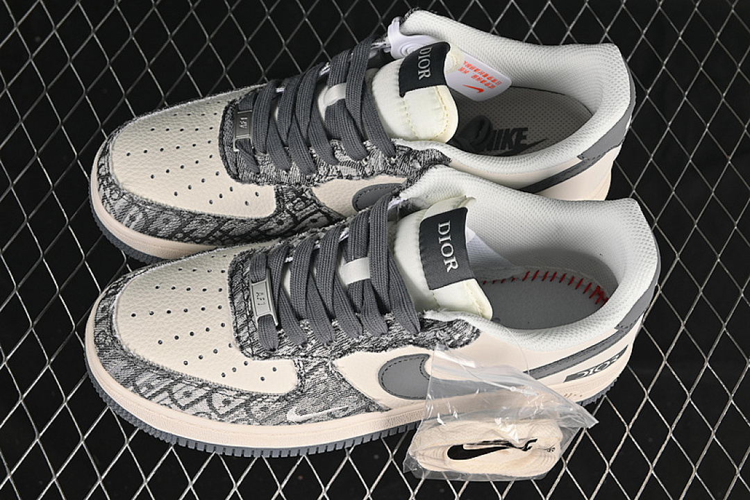 Nike [XS1958-580]-[AIR FORCE 1 07 LOW WHITE/GREY]-[WOMAN:36-39]-[MAN:40-45] - Image 11
