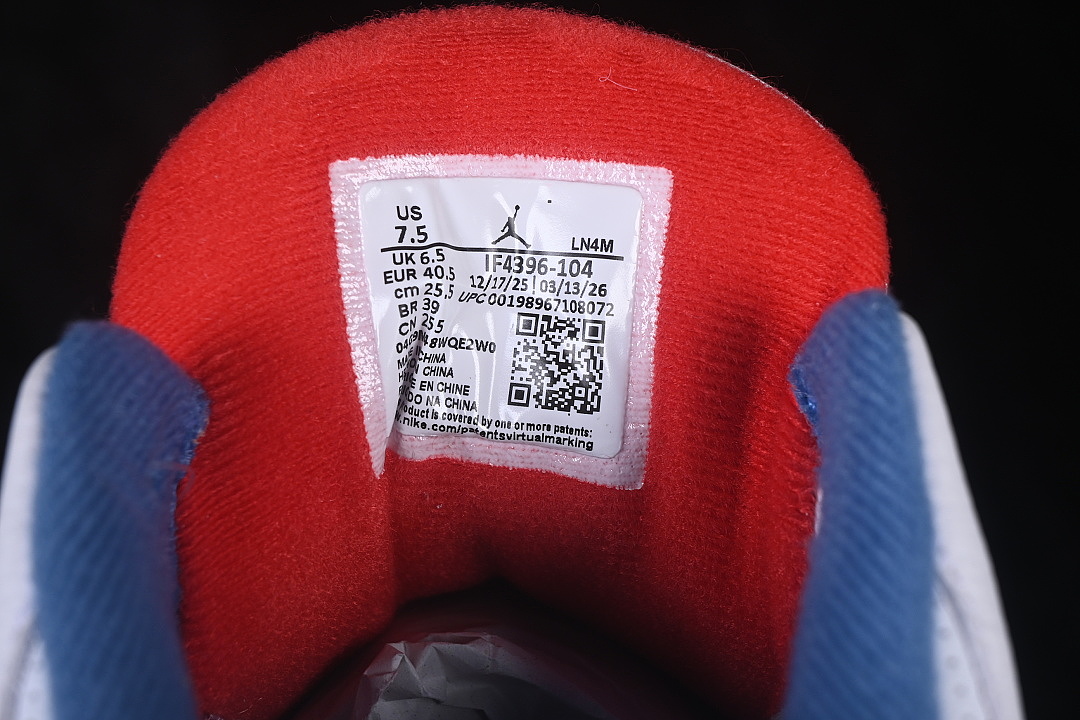 Unbranded [IF4396-104]-[AIR JORDAN 3 RETRO AJ3 CASUAL SHOES NAVY BLUE/WHITE]-[WOMAN:36-39]-[MAN:40-47.5] - Image 5