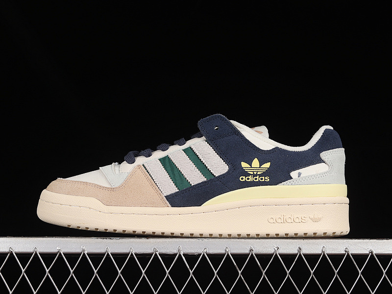 FORUM 84 LOW CLOUD WHITE/COLLEGIATE GREEN/MAGIC BEIGE · GW4332, photo 1