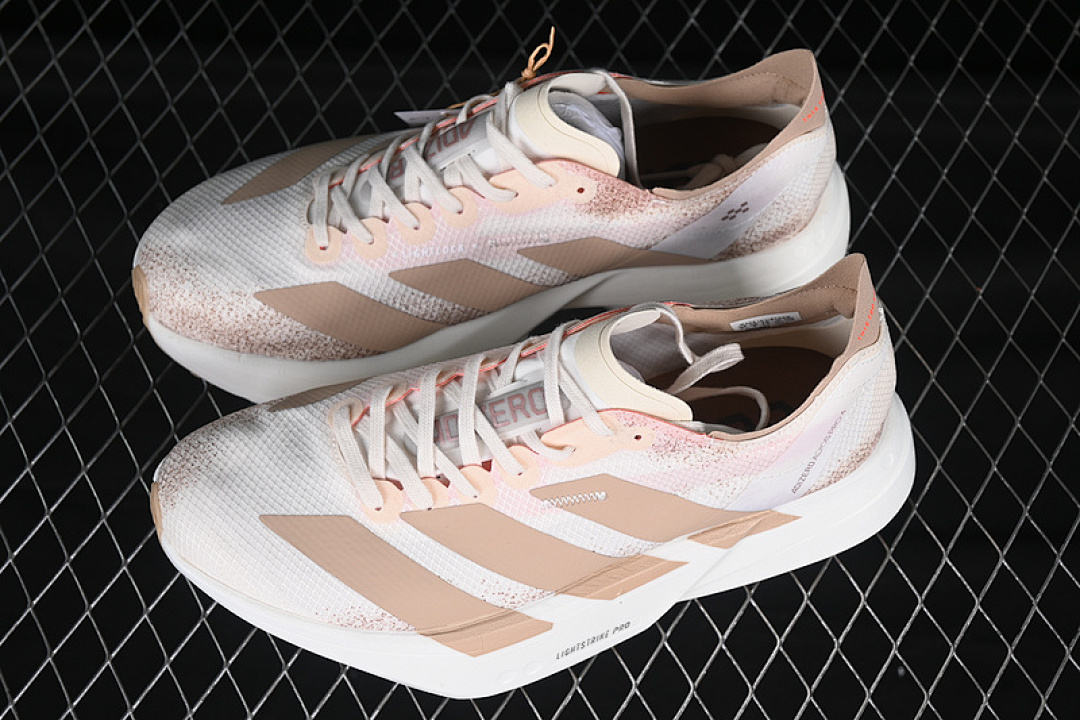Adidas [JR6359]-[ADIZERO ADIOS 4 M WHITE/BROWN/PINK]-[WOMAN:36-39]-[MAN:40-45] - Image 11