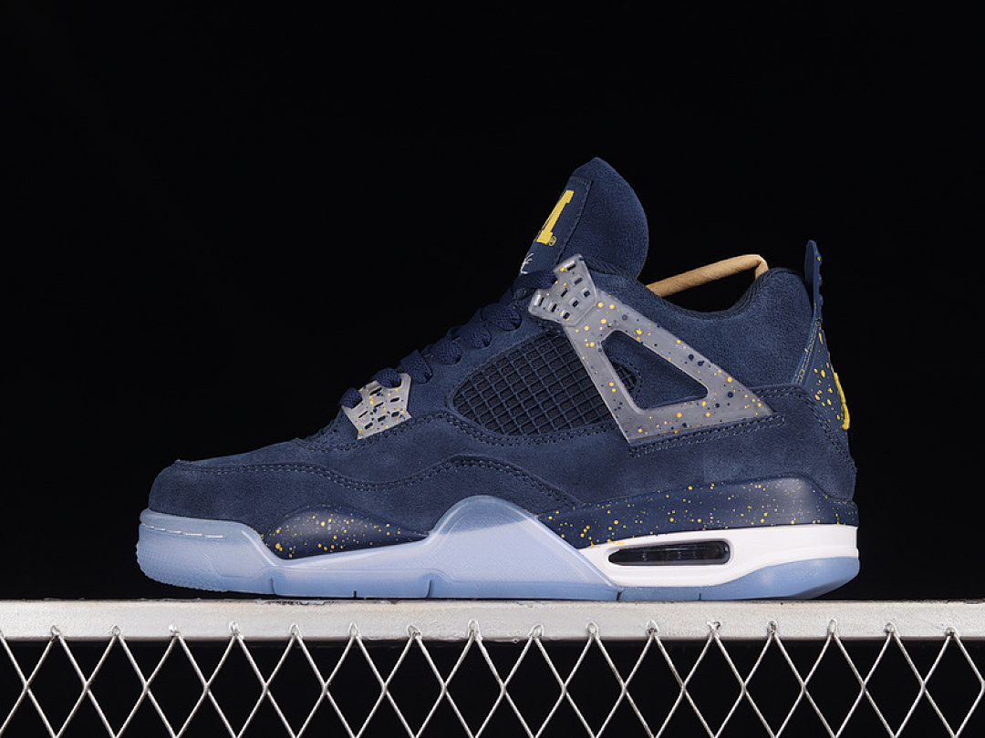 Jordan [AJ4-1036660]-[AIR JORDAN 4 RETRO MICHIGAN WOLVERINES PE COLLEGE NAVY/AMARILLO/WHITE]-[40-48], photo 1