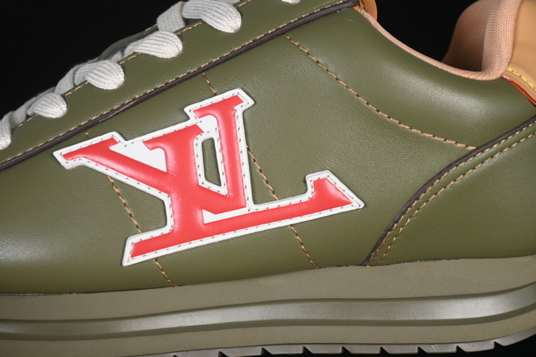 Louis Vuitton [1AIKHF]-[BUTTERSOFT LOW-TOP CASUAL SHOES GREEN/BROWN]-[WOMAN:39]-[MAN:40-46] - Image 8