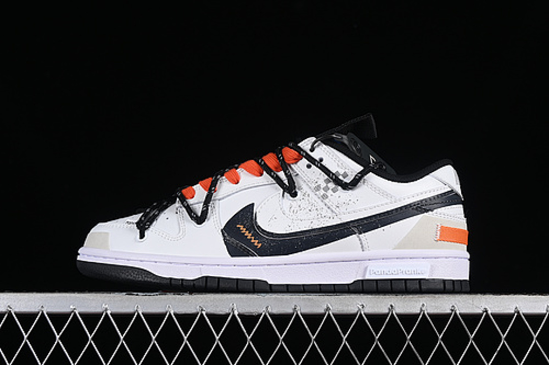 Nike DUNK LOW SB WHITE/GREY/BLACK/ORANGE · DH9765-104, photo 1