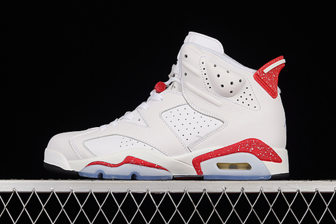 Jordan AIR Jordan 6 WHITE/WHITE/RED · CT8529-162, photo 1