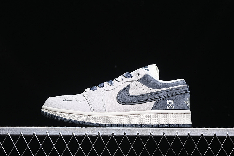 Jordan AIR Jordan 1 LOW OF WHITE/GREY · DM9188-002, photo 1