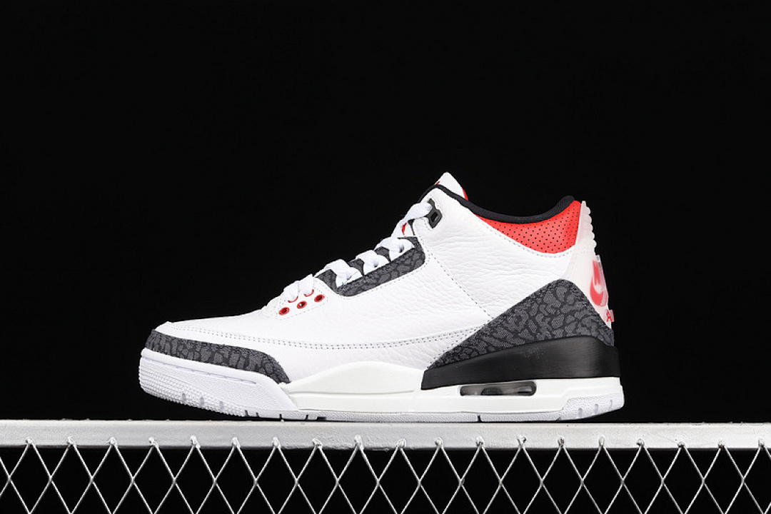 Jordan AIR Jordan 3 RETRO DENIM SE WHITE/FIRE RED/BLACK · CZ6431-100, photo 1