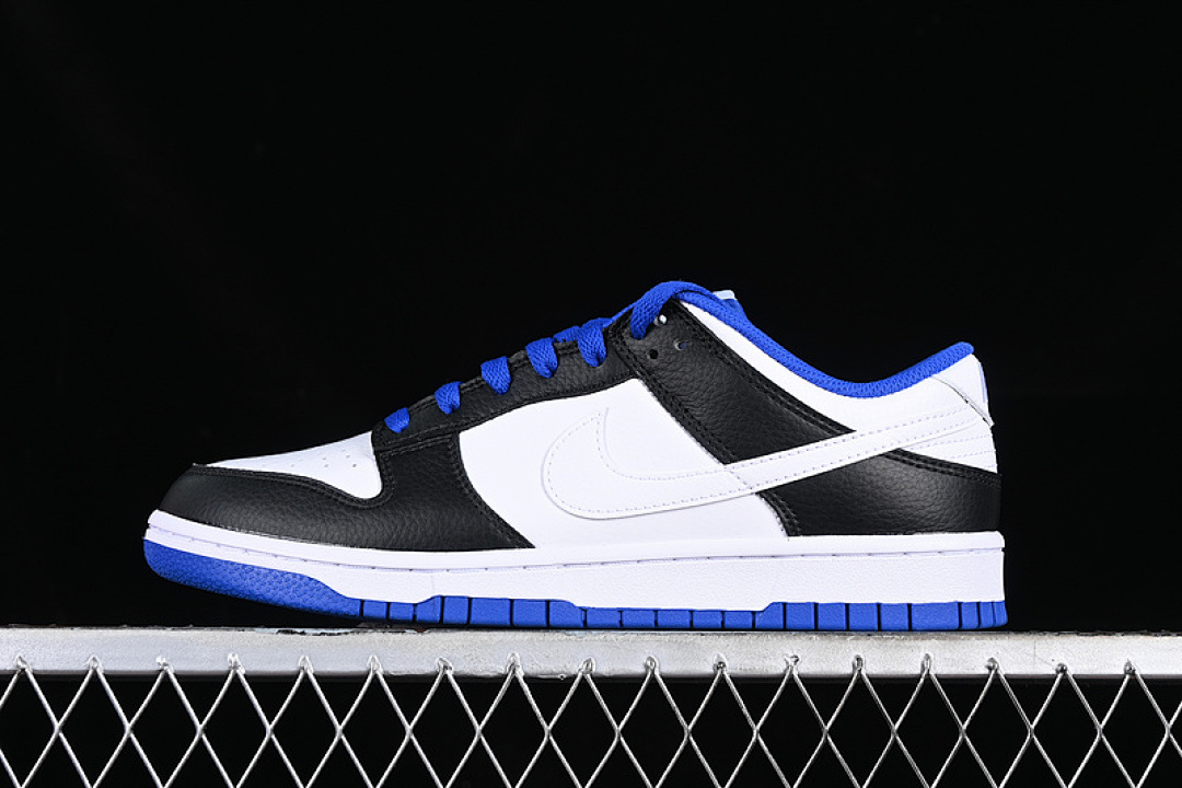 Nike DUNK LOW WHITE/WHITE/BLACK/GAME ROYAL · FD9064-110, photo 1