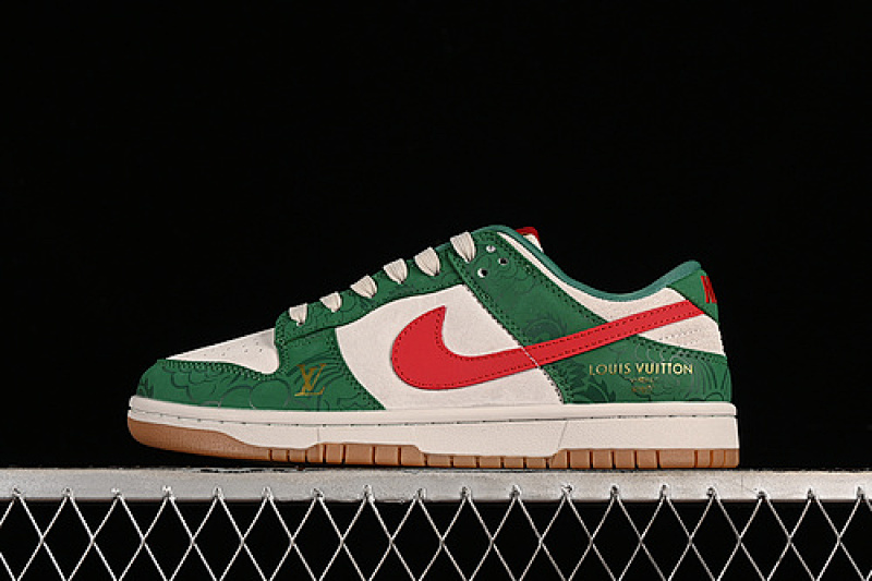 Nike SB DUNK LOW WHITE/GREEN/ORANGE · XP3802-331, photo 1