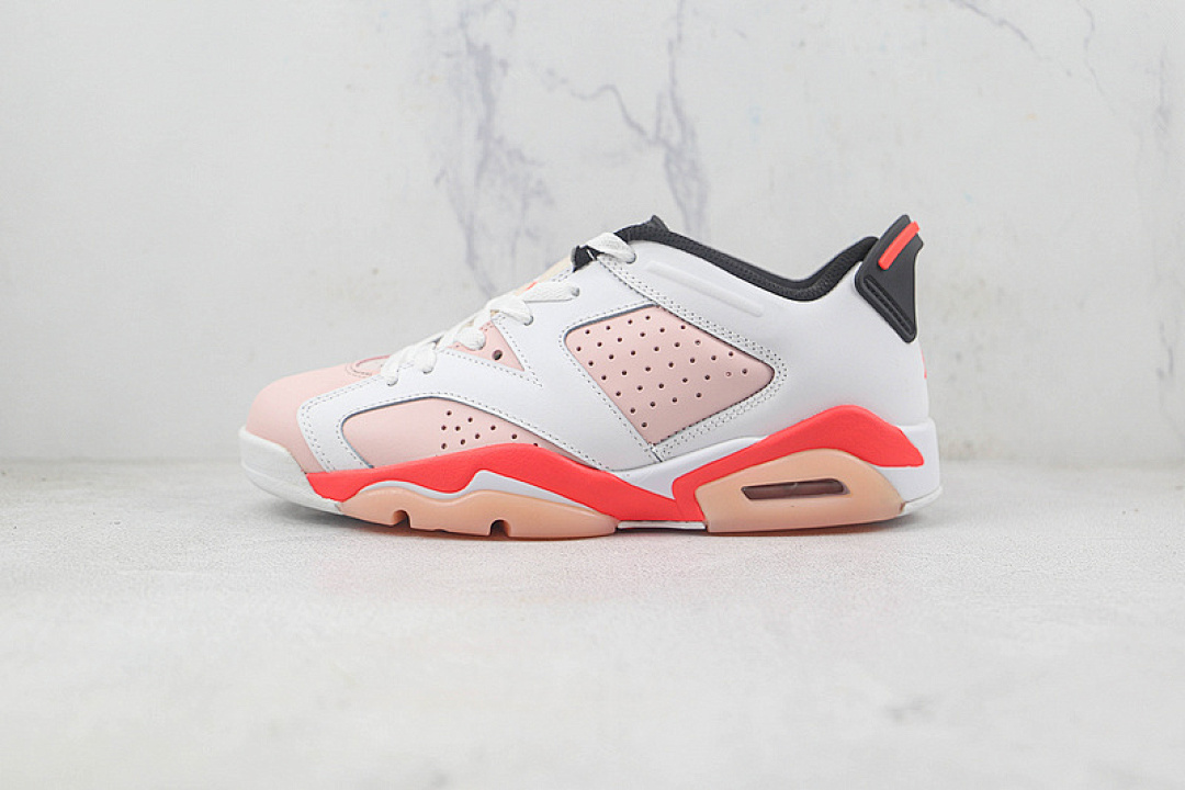 Jordan [768878-102]-[AIR JORDAN 6 RETRO LOW GS ATMOSPHERE WHITE/ATMOSPHERE/INFRARED 23], photo 1