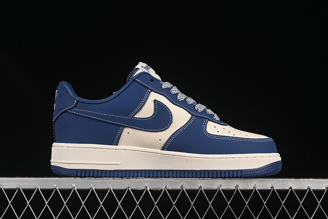 Nike [KK1988-079]-[AIR FORCE 1 07 LOW FOG WHITE/BLUE]-[WOMAN:36-39]-[MAN:40-45] - Image 16