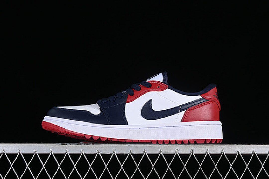 Jordan [DD9315-113]-[AIR JORDAN 1 LOW GOLF USA WHITE/OBSIDIAN/VARSITY RED]-[UNISEX:35.5-47.5], photo 1