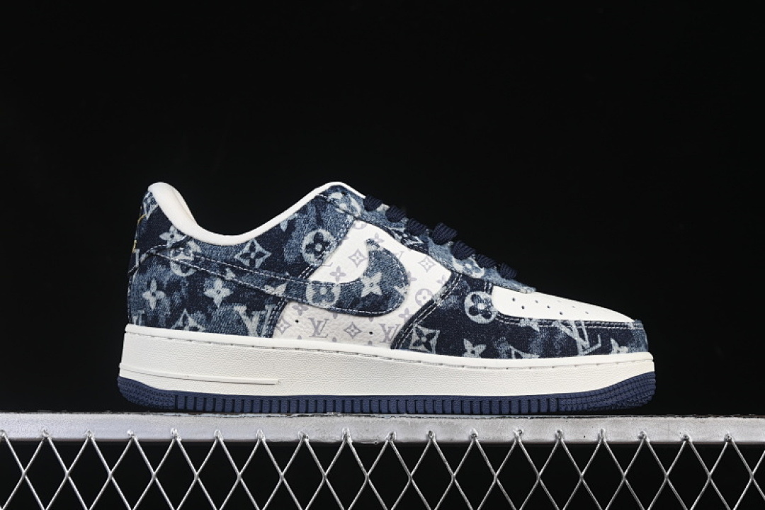 Nike [YF9511-820]-[AIR FORCE 1 07 LOW CASUAL SNEAKERS NAVY BLUE/WHITE]-[WOMAN:36-39]-[MAN:40-45] - Image 15