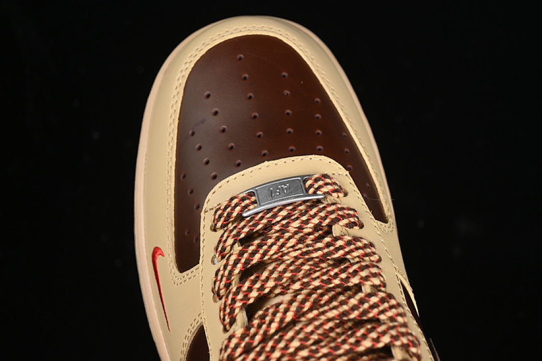 Nike [HQ3447-222]-[AIR FORCE 1 07 LOW LIGHT BRITISH TAN/CACAO WOW/SESAME/PECAN RED]-[UNISEX:36-45] - Image 10
