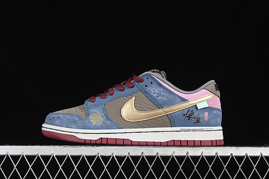 Unbranded [WK0820-001]-[DUNK LOW SB GREY/PINK/BLUE/GOLD/RED]-[WOMAN:36-39]-[MAN:40-47.5], photo 1