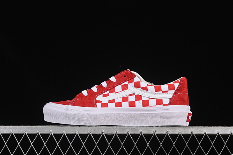 ANTI-SLIP CASUAL SKATEBOARD SHOES RED/WHITE · VN0A4UUK4W9, photo 1