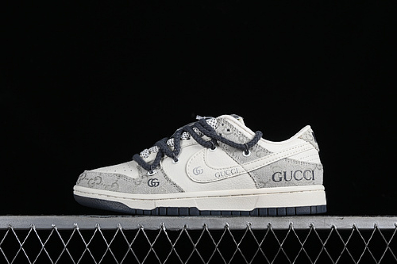 Nike SB DUNK LOW GU*CCI WHITE/GREY/BLACK · SJ2068-263, photo 1