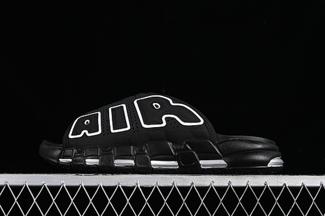 Nike Nike AIR MORE UPTEMPO SLIDE BBLACK/BLACK/CLEAR/WHITE · DV2132-001, photo 1