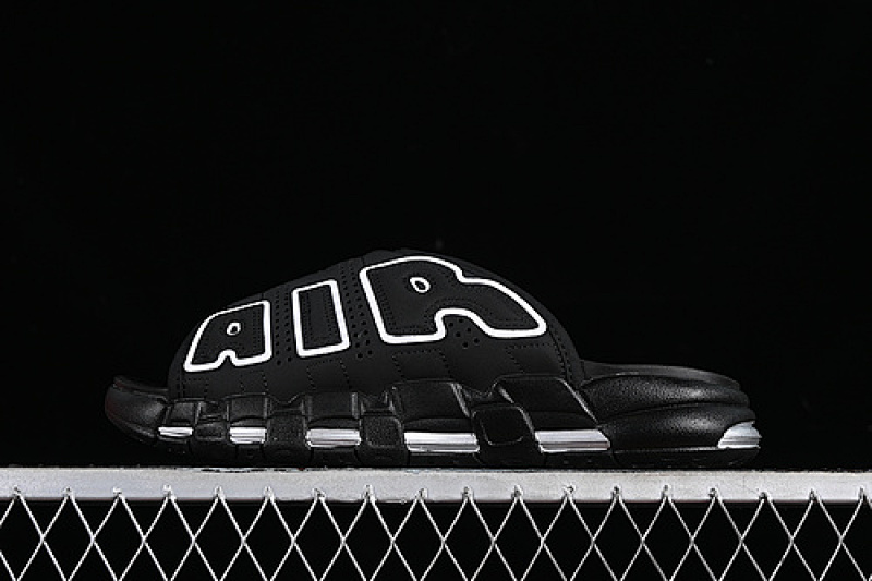 Nike Nike AIR MORE UPTEMPO SLIDE BBLACK/BLACK/CLEAR/WHITE · DV2132-001, photo 1