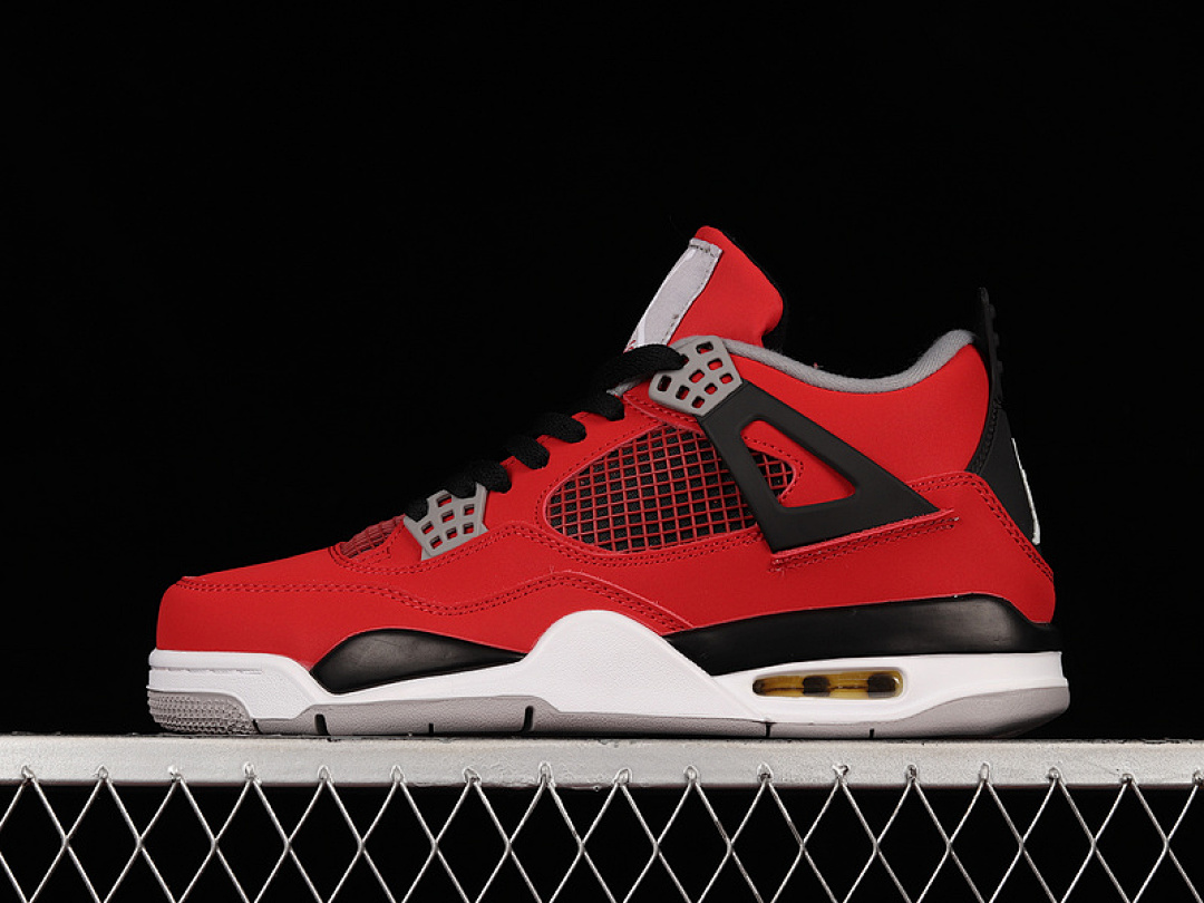Jordan [308497-603]-[AIR JORDAN 4 RETRO TORO BRAVO FIRE RED/WHITE-BACK-CMNT GREY]-[WOMAN:36-46], photo 1