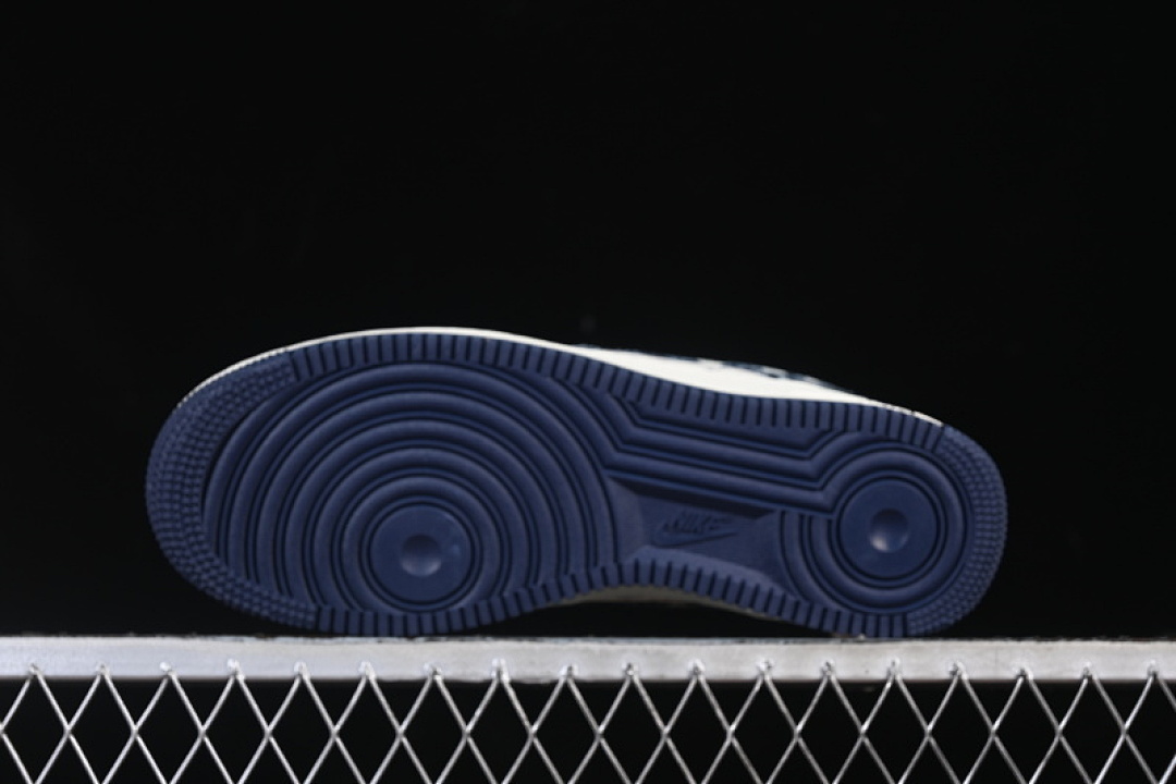 Nike [YF9511-820]-[AIR FORCE 1 07 LOW CASUAL SNEAKERS NAVY BLUE/WHITE]-[WOMAN:36-39]-[MAN:40-45] - Image 14