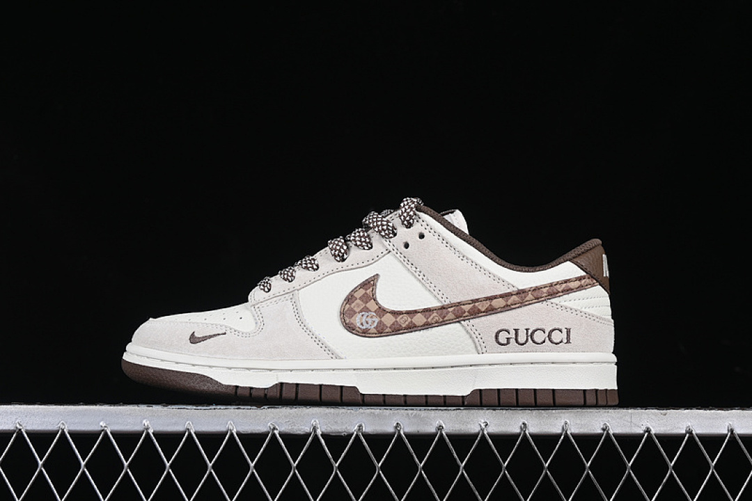 Unbranded [DJ2024-059]-[SB DUNK LOW WHITE/GREY/BROWN]-[WOMAN:36-39]-[MAN:40-45], photo 1