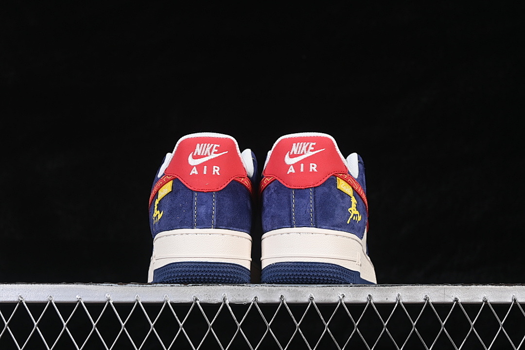 Nike [QW5288-136]-[AIR FORCE 1 07 LOW CASUAL SNEAKERS WHITE/NAVY BLUE/RED]-[WOMAN:36-39]-[MAN:40-45] - Image 14