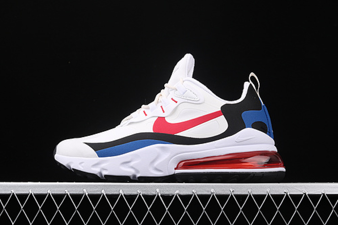 Unbranded [AQ9087-105]-[AIR MAX 270 REACT WHITE/BLACK/RED/BLUE]-[WOMAN:36-39]-[MAN:40-46], photo 1