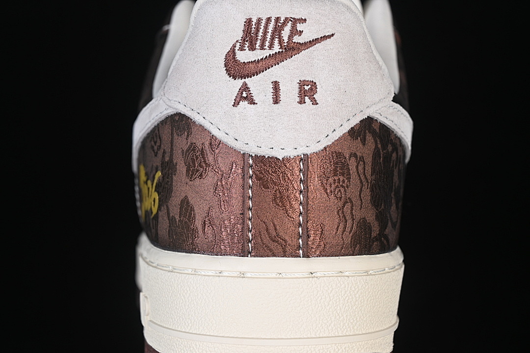 Nike [KD1688-005]-[AIR FORCE 1 07 LOW WHITE/BROWN/GOLD]-[WOMAN:36-39]-[MAN:40-45] - Image 7