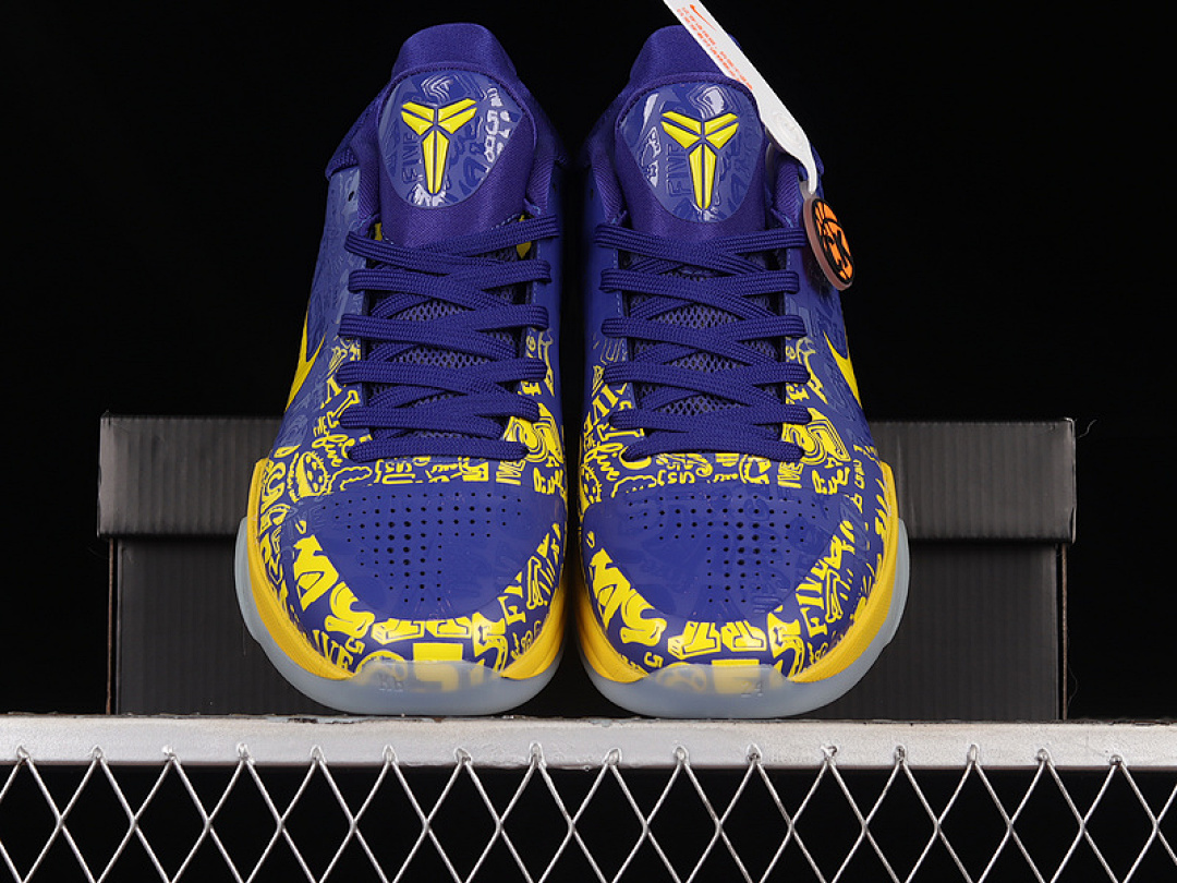 Nike [CD4991-400]-[ZOOM KOBE 5 PROTRO CONCORD/MIDWEST GOLD]-[MAN:39-47.5] - Image 4