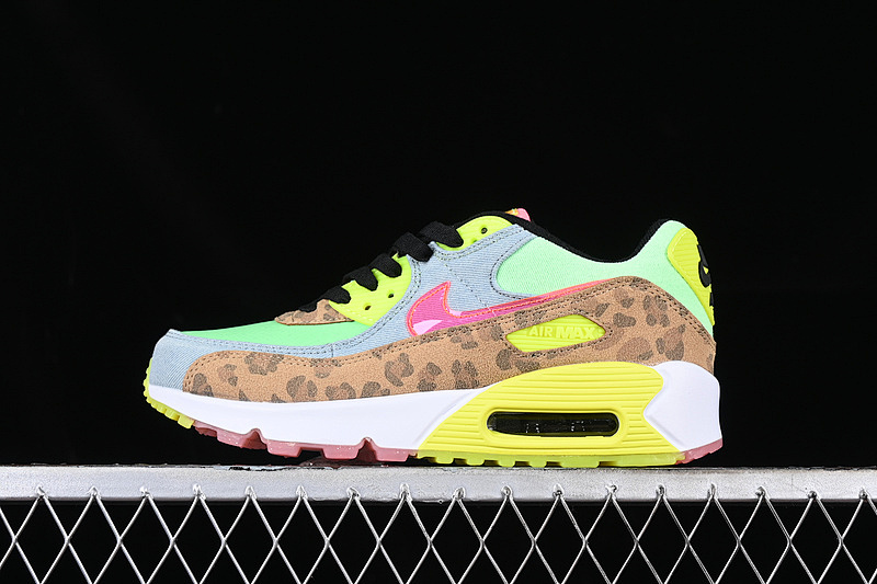 Nike AIR MAX 90 GREY/BLACK/GREEN/BROWN/YELLOW · CW3499-300, photo 1