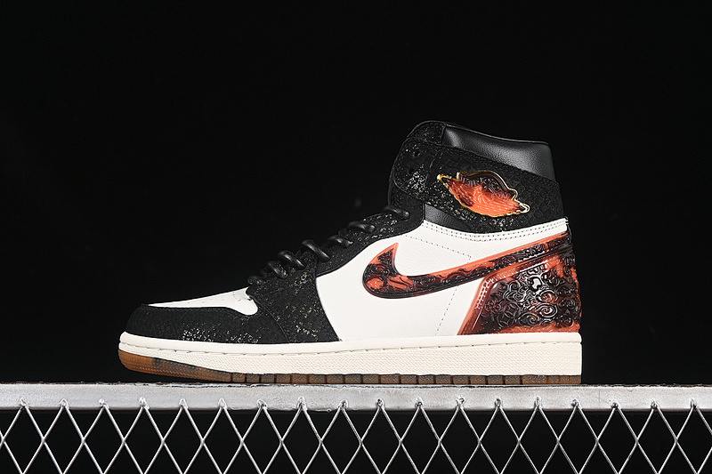Jordan AIR Jordan 1 HIGH RETRO OG BLACK/CREAM/BLACK/MULTI-COLOR · IB3165-091, photo 1