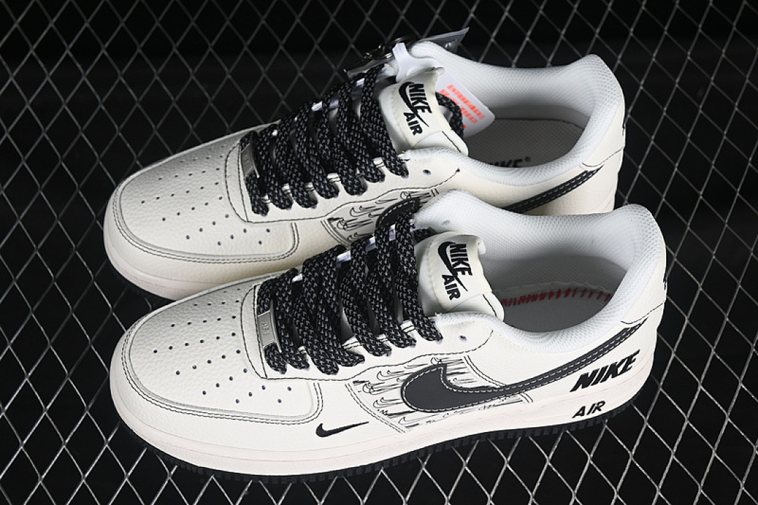 Nike [HH7518-068]-[AIR FORCE 1 07 LOW WHITE/BLACK]-[WOMAN:36-39]-[MAN:40-45] - Image 11
