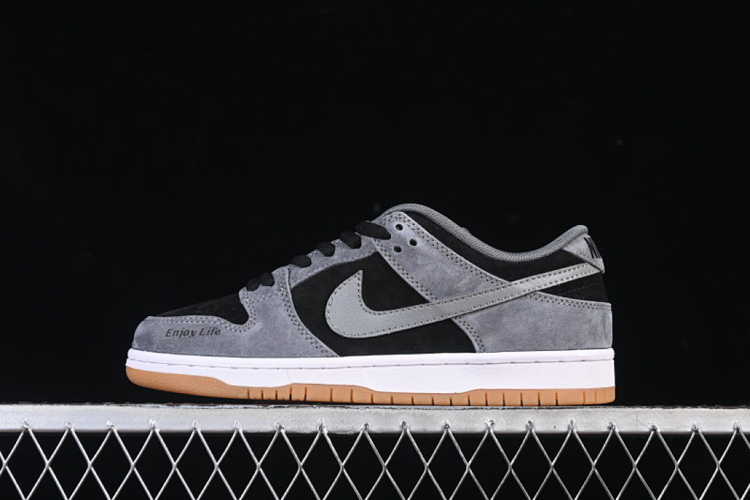 Unbranded [HF3063-001]-[DUNK LOW CASUAL SNEAKERS DARK GRAY/BLACK/BROWN]-[WOMAN:36-39]-[MAN:40-46], photo 1