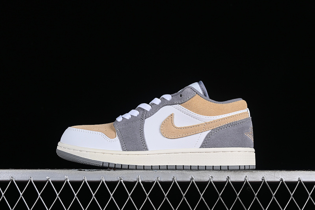 Jordan [DC0774-189]-[AIR JORDAN 1 LOW GREY/BROWN/WHITE]-[WOMAN:36-39]-[MAN:40-46], photo 1